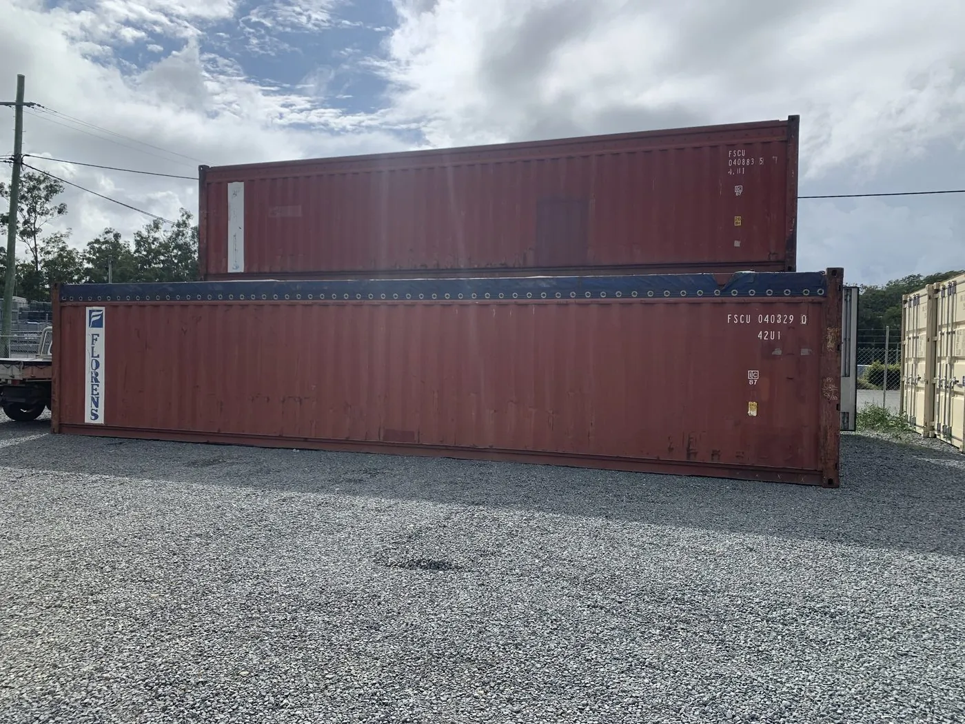 Stacking shipping containers — what is safe and what is not